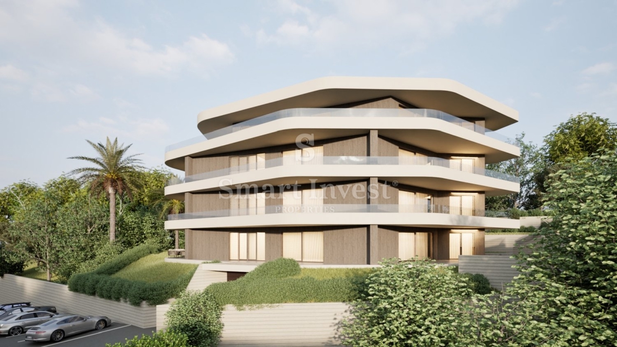 OPATIJA, penthouse v vrhunski novogradnji z bazenom