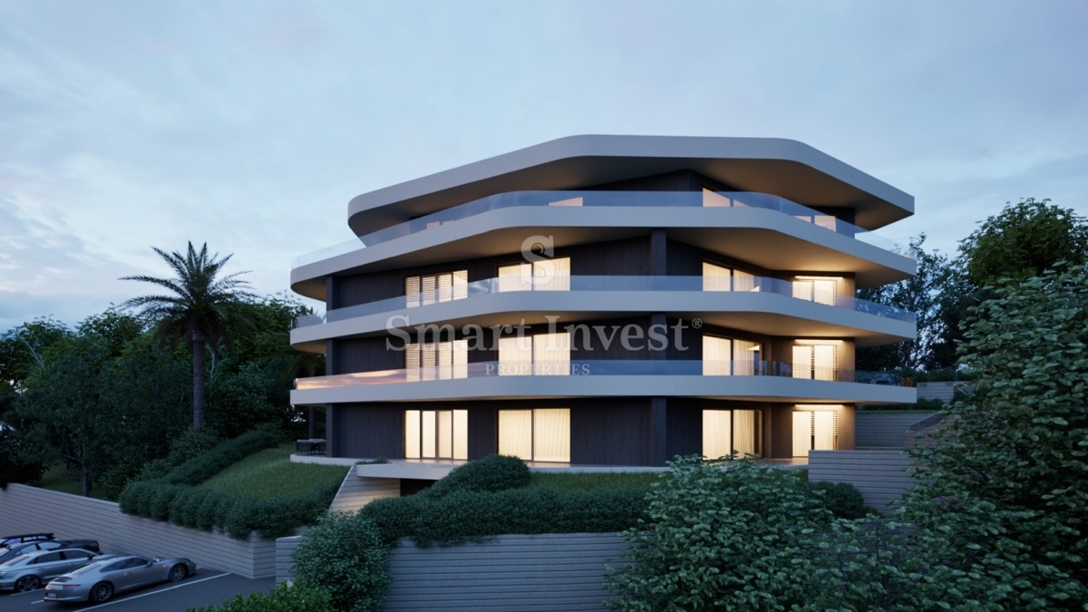 OPATIJA, penthouse v vrhunski novogradnji z bazenom