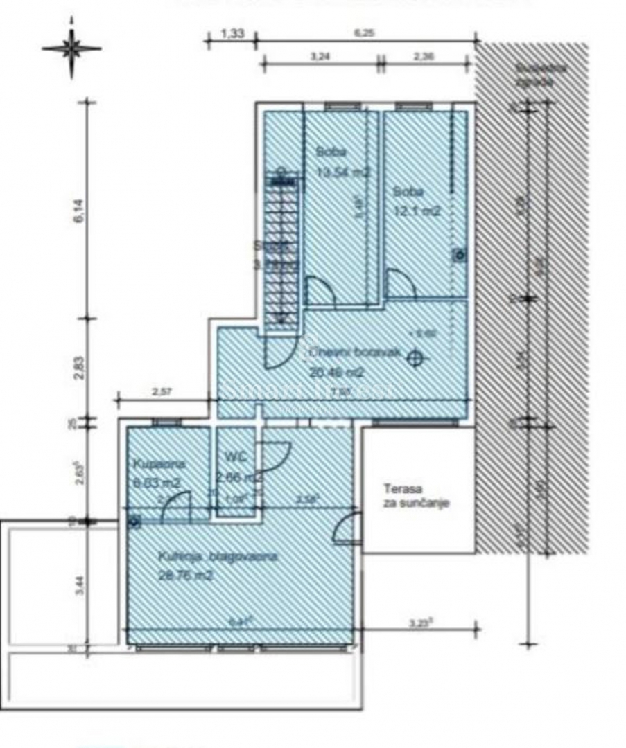 Stanovanje Duga Uvala, Marčana, 87m2