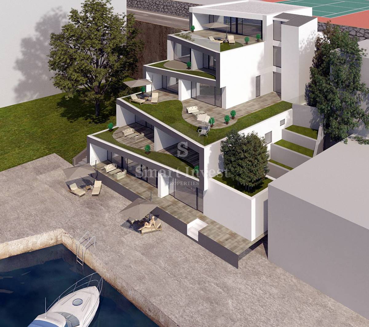 RIJEKA - PEĆINE, Penthouse prva vrsta do morja z garažo