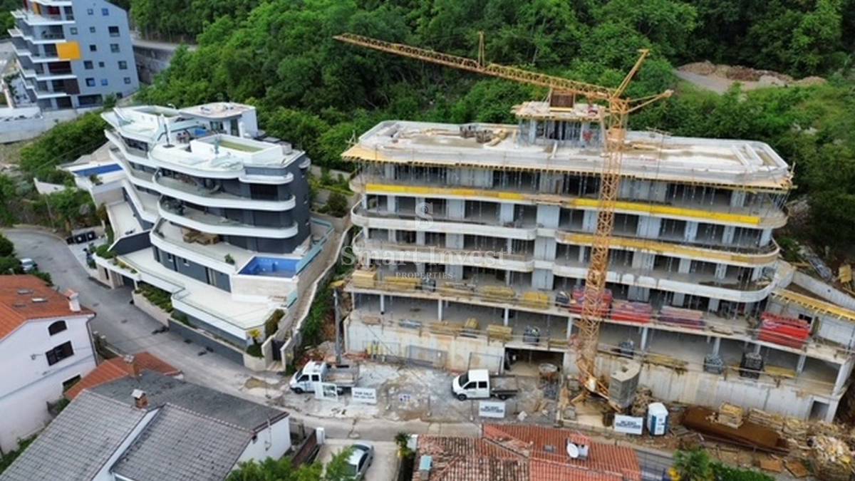OPATIJA, Luxury 3-bedrooms apartment with sea view and garage (S1) 