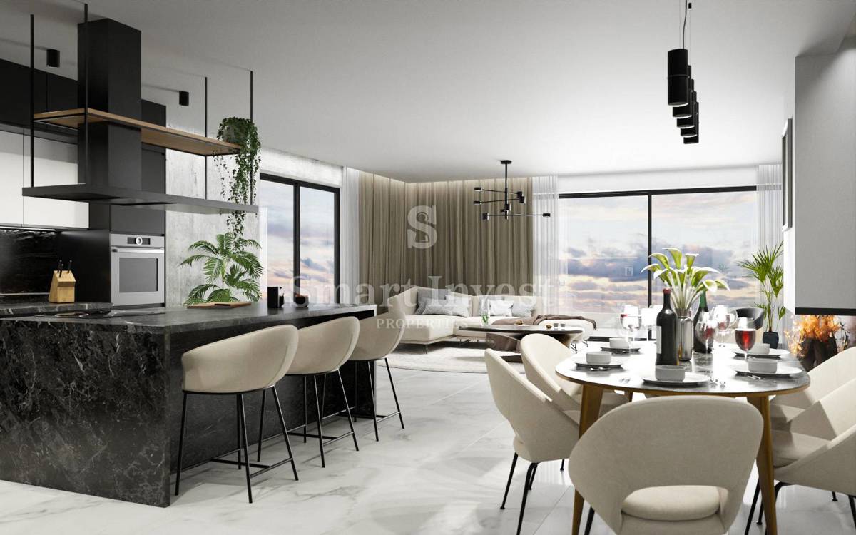 IČIĆI, luksuzni penthouse s pogledom na morje v novogradnji z garažo
