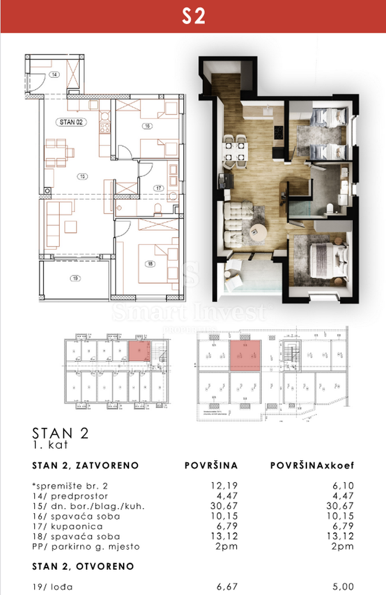 Stanovanje Brestovice, Kastav, 98,08m2