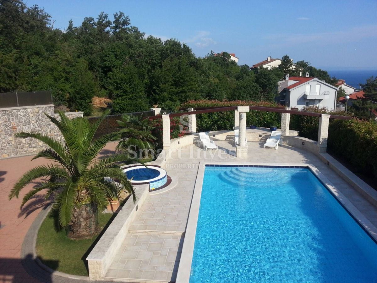 OPATIJSKA RIVIJERA, luksuzna hiša z bazenom in pogledom na morje