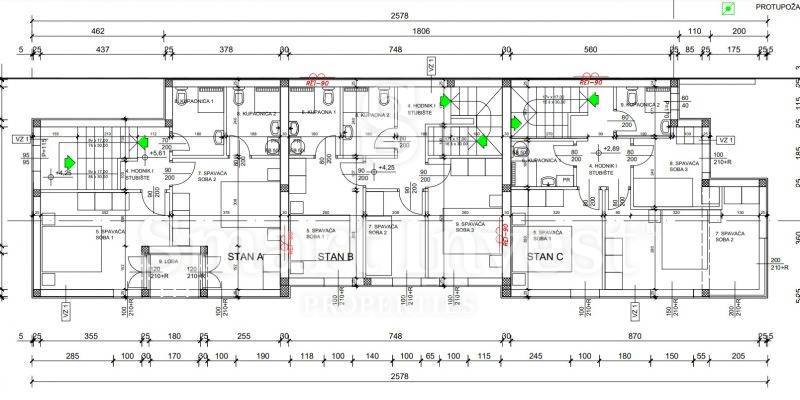 LOVRAN, luksuzno stanovanje z bazenom v bližini morja