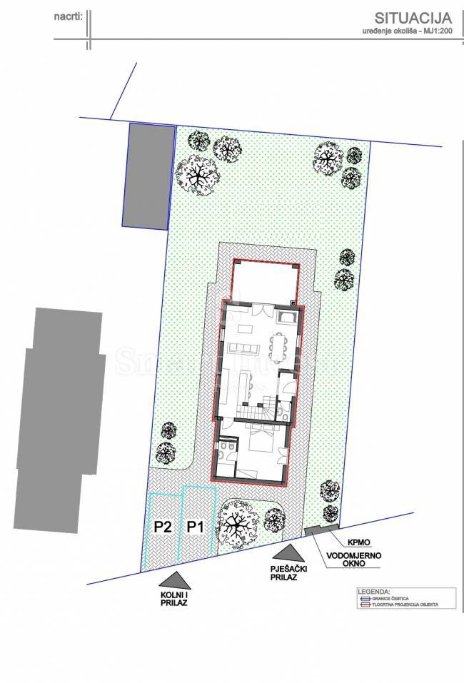 ISTRIA – BUJE vicinity, 4-BEDROOMS VILLA WITH BEAUTIFUL VIEW