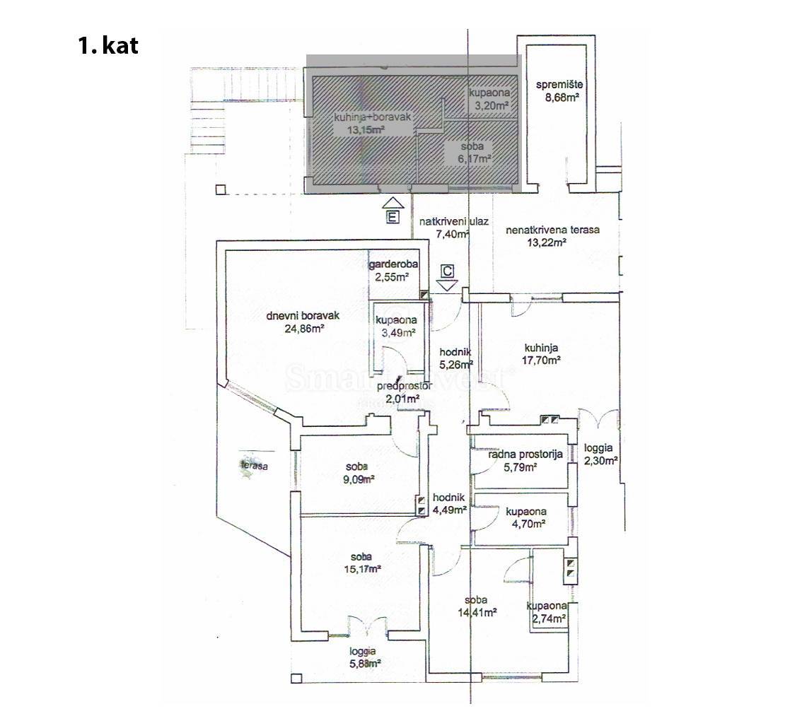 OPATIJA, 3-bedrooms apartment with sea view, near the sea!