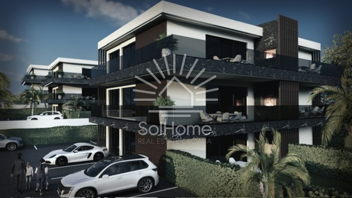 Apartmaji v prvem nadstropju ob morju v Novalji