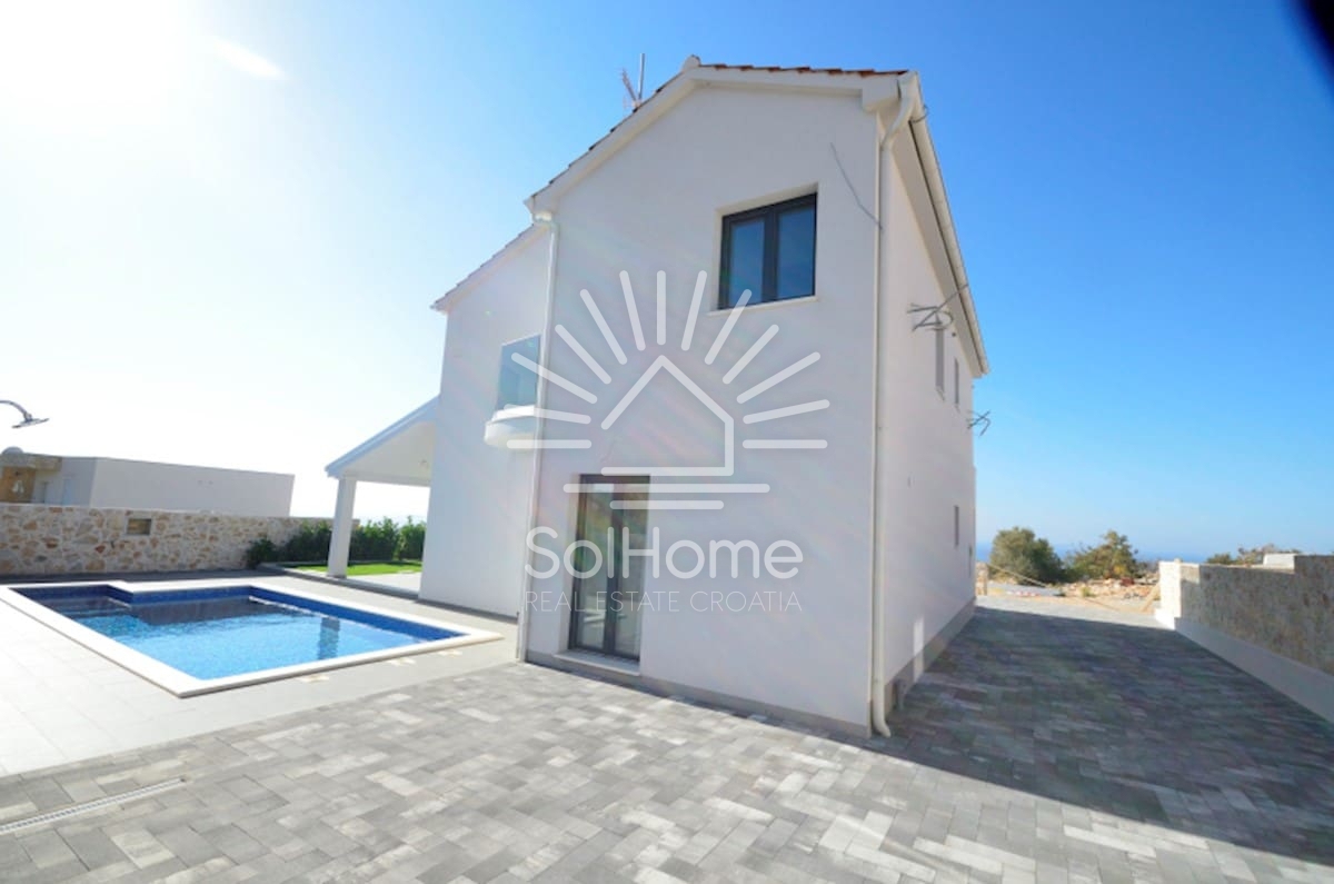 Hiša s čarobnim pogledom na morje v Primoštenu, Hrvaška