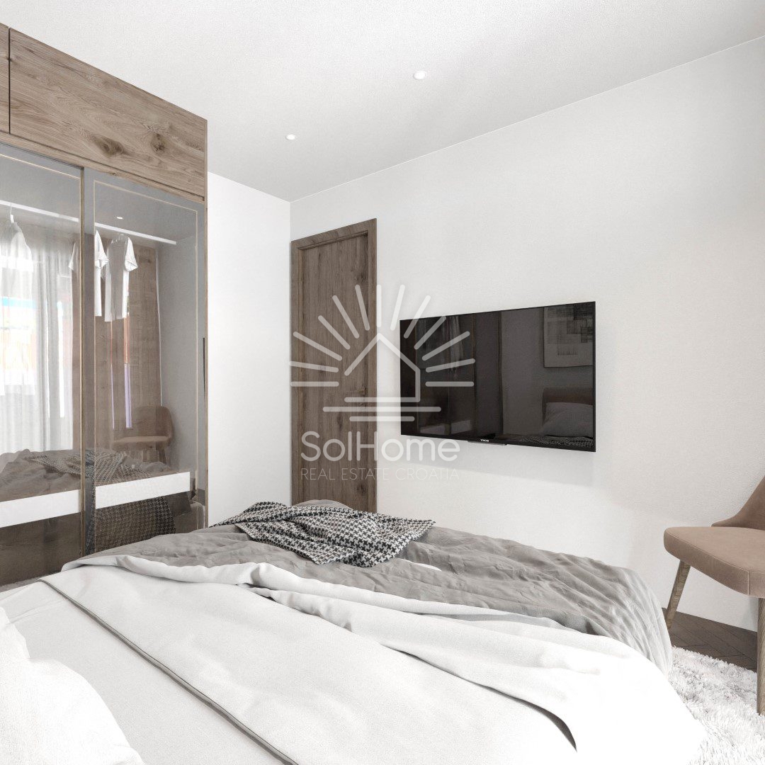 Duplex Penthouse apartmaji 180 metrov od morja v Pagu blizu Zadra/Hrvaška