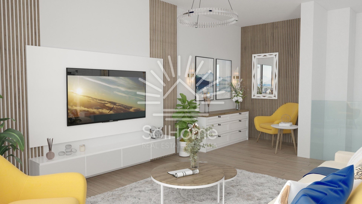 Duplex Penthouse apartmaji 180 metrov od morja v Pagu blizu Zadra/Hrvaška