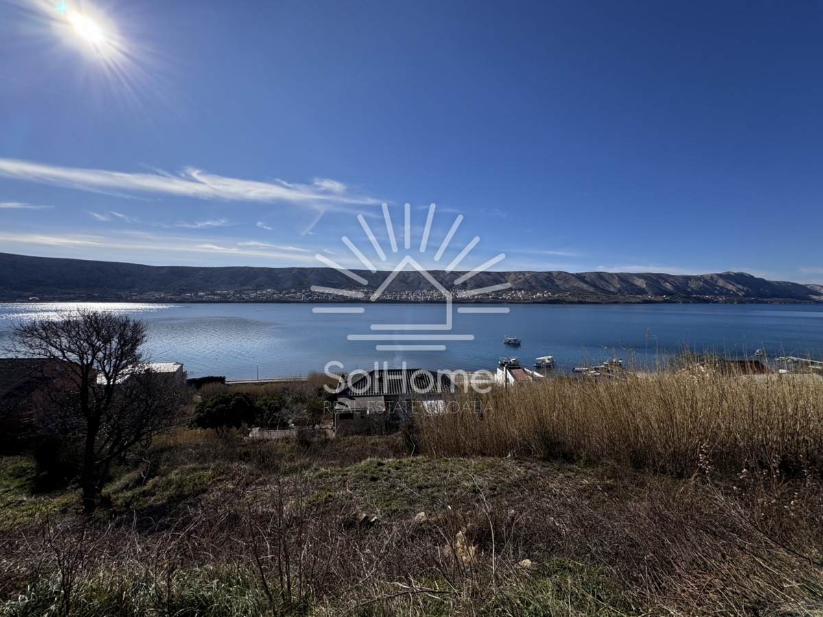 Zgradbeno zemljišče s pogledom na morje na Pagu - 546 m² na vrhunski lokaciji!