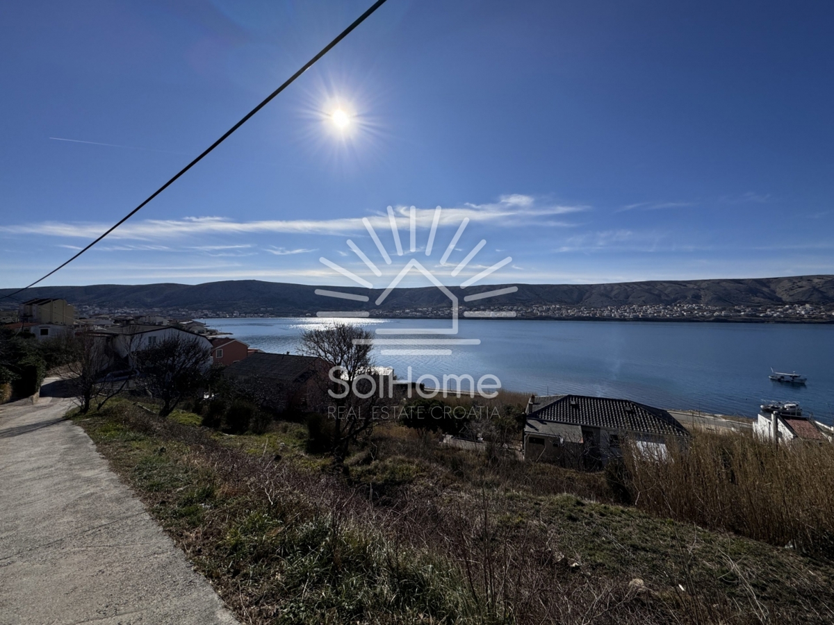 Zgradbeno zemljišče s pogledom na morje na Pagu - 546 m² na vrhunski lokaciji!