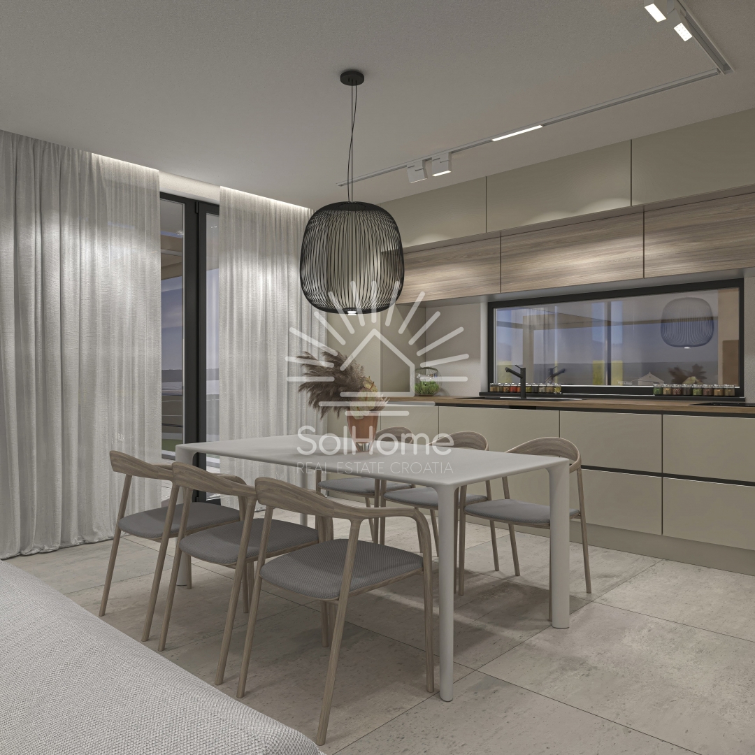 Vila ob morju v Ražancu z razgledom na morje