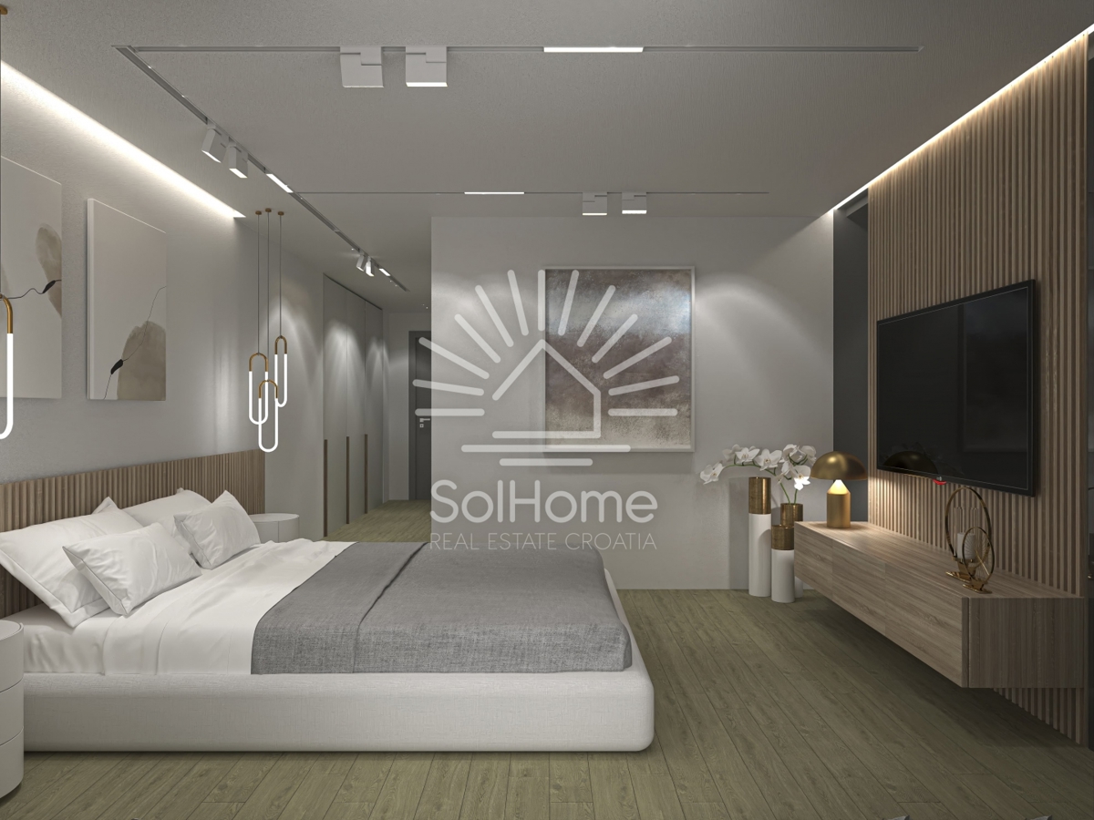 Vila ob morju v Ražancu z razgledom na morje