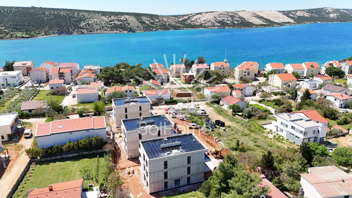 Apartmaji v pritličju ob morju v Novalji