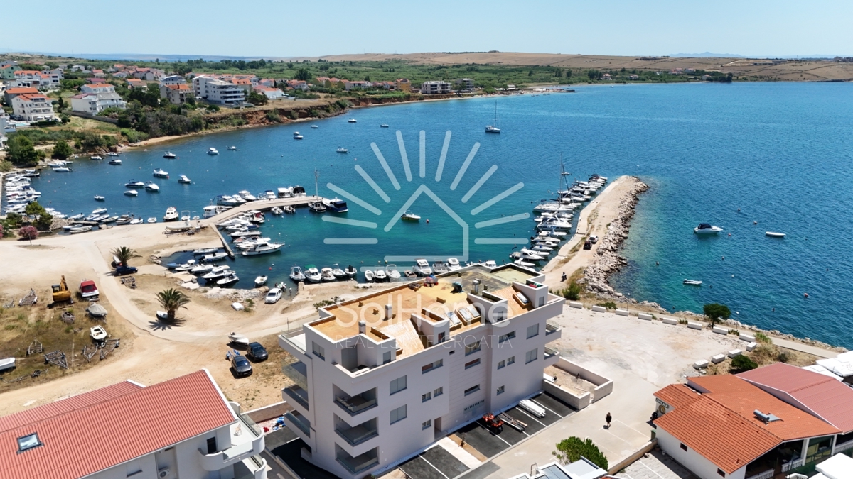 Razkošni apartmaji v prvem vrsti ob morju - Otok Pag, Hrvaška