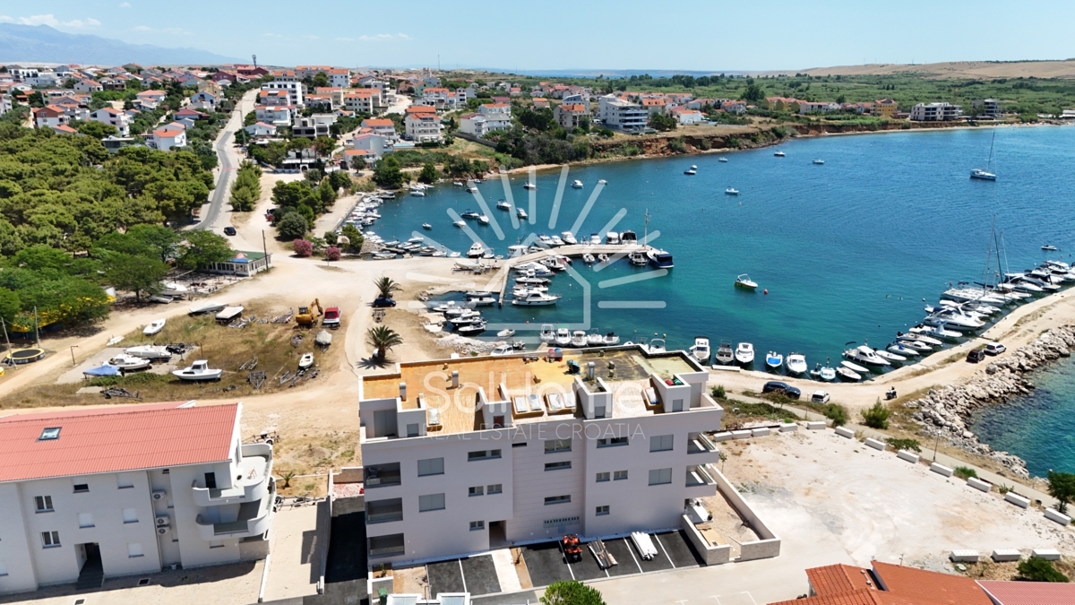 Razkošni apartmaji v prvem vrsti ob morju - Otok Pag, Hrvaška