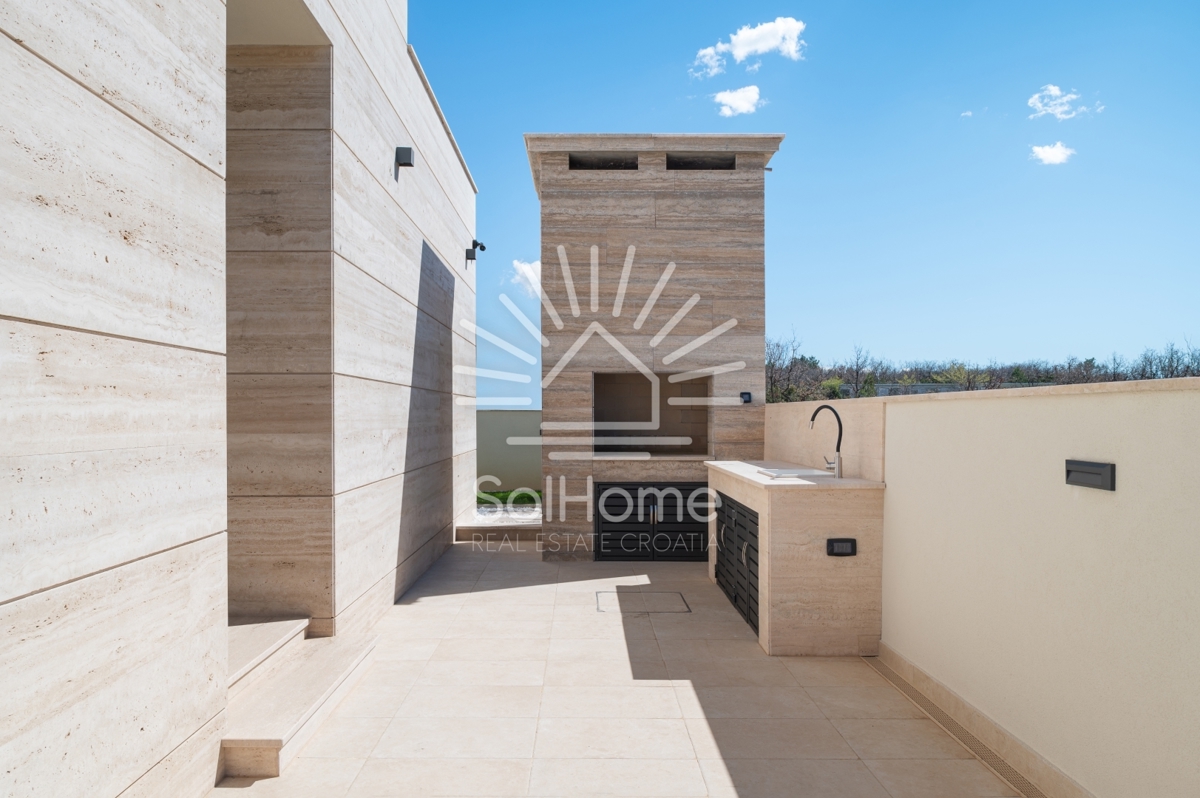 Edinstvena razkošna vila s panoramskim pogledom na morje v bližini Zadra, Hrvaška