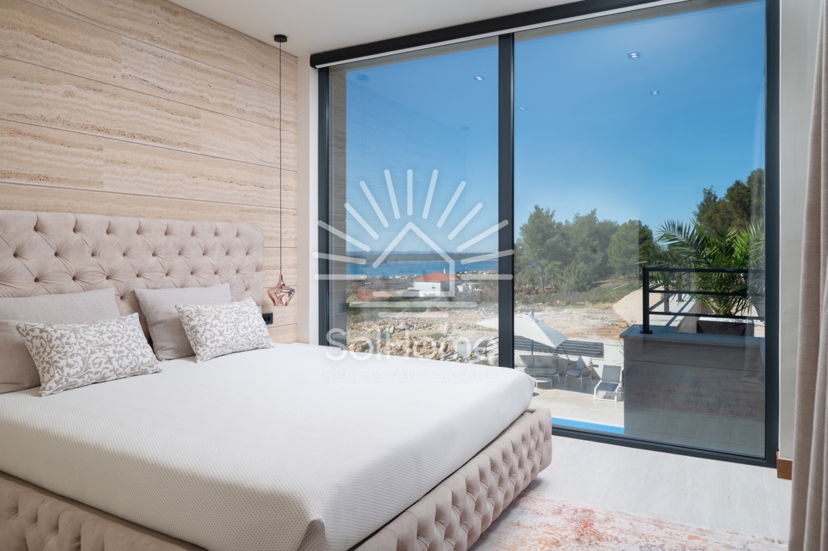 Edinstvena razkošna vila s panoramskim pogledom na morje v bližini Zadra, Hrvaška