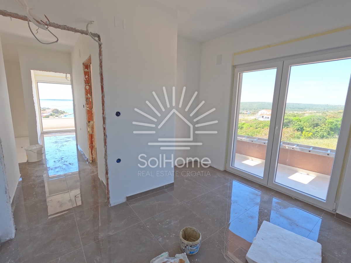 Vaš sanjski dom ob morju: Panoramski apartmaji v bližini Paga - Novalje