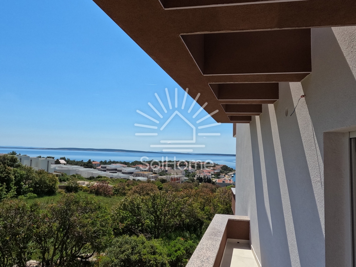 Vaš sanjski dom ob morju: Panoramski apartmaji v bližini Paga - Novalje