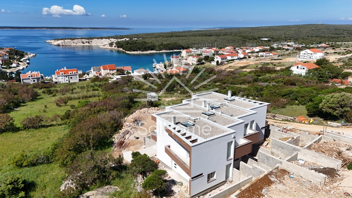 Vaš sanjski dom ob morju: Panoramski apartmaji v bližini Paga - Novalje