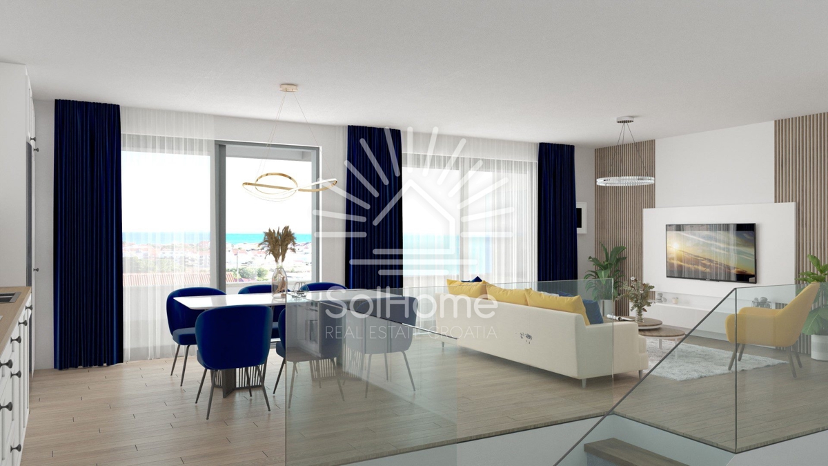 Apartmaji 180 metrov oddaljeni od morja v Pagu blizu Zadra/Hrvaška