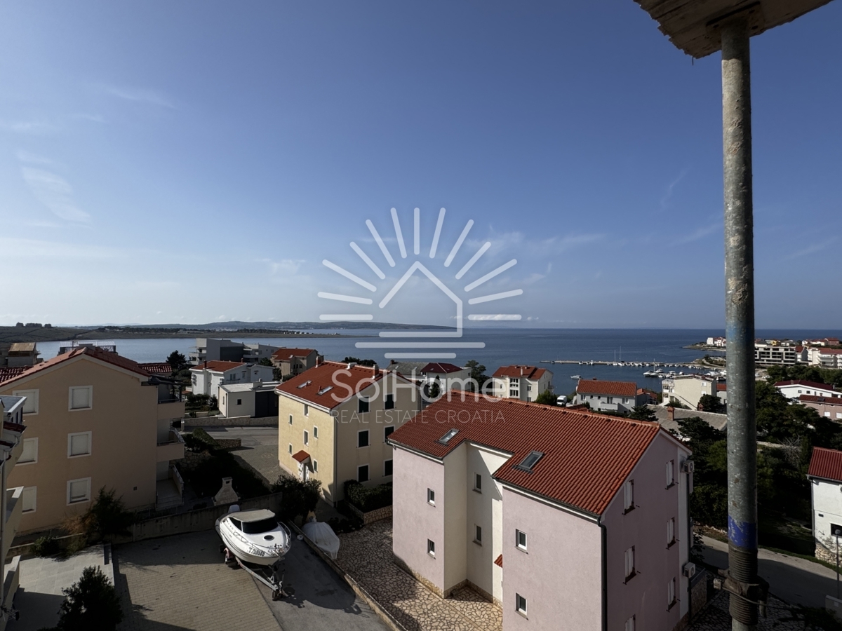 Apartmaji 180 metrov oddaljeni od morja v Pagu blizu Zadra/Hrvaška