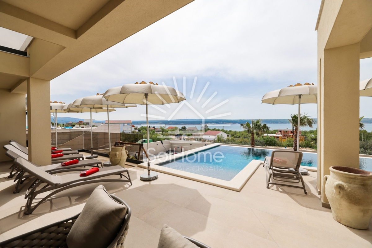 Razkošna vila v Maslenici blizu Zadra, blizu morja