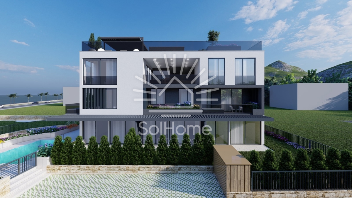 Apartmaji / Penthouse enote - Prva vrsta ob morju / V bližini Zadra