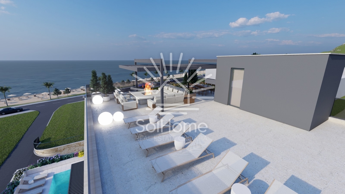Apartmaji / Penthouse enote - Prva vrsta ob morju / V bližini Zadra