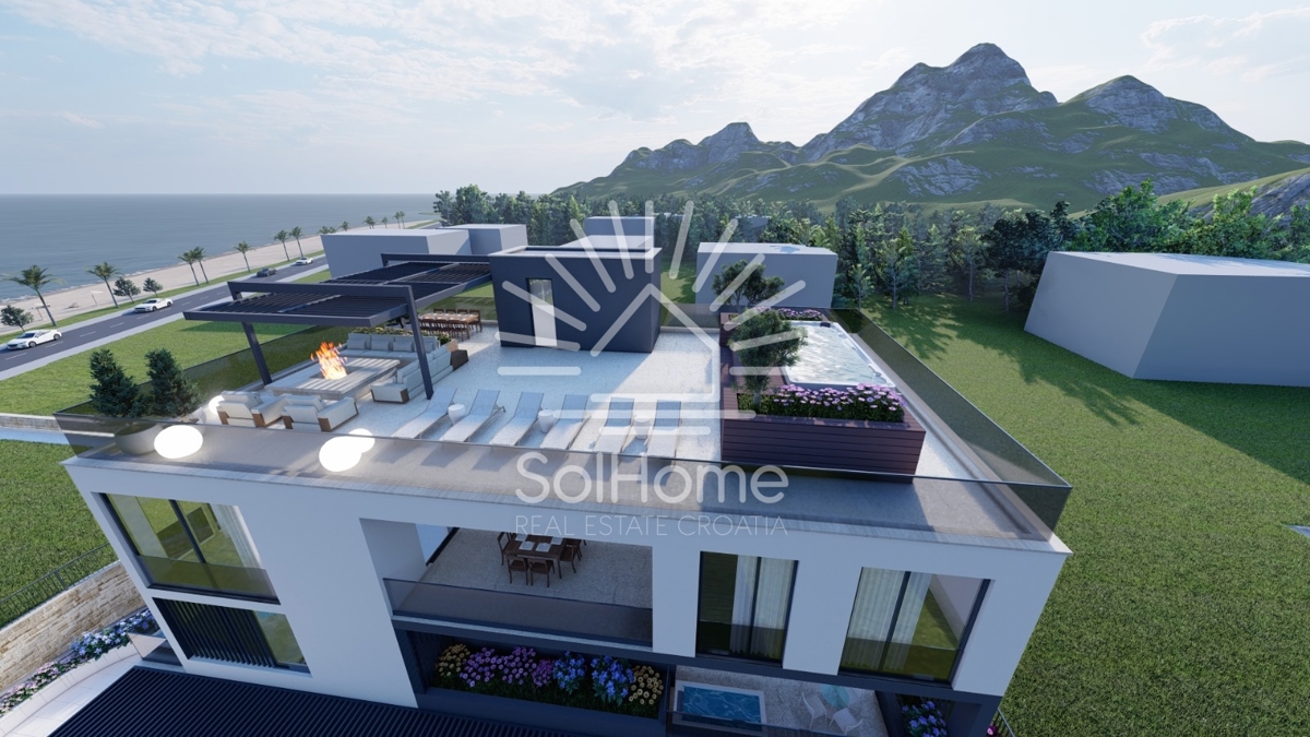 Apartmaji / Penthouse enote - Prva vrsta ob morju / V bližini Zadra