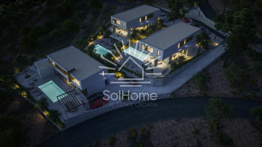 Razkošna vila s bazenom, wellness območjem in panoramskim pogledom na morje - Vodice