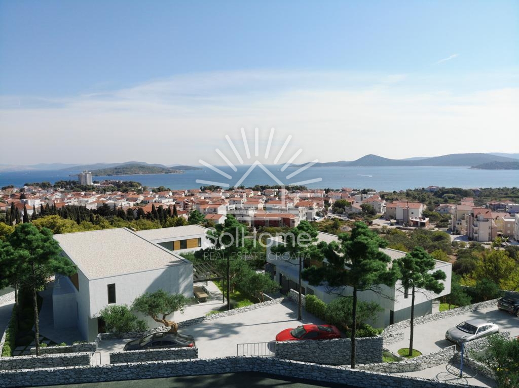 Razkošna vila s bazenom, wellness območjem in panoramskim pogledom na morje - Vodice