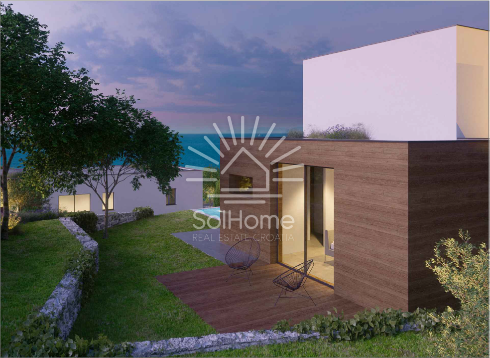 Vodice - Razkošna vila z panoramskim pogledom na morje in otoke