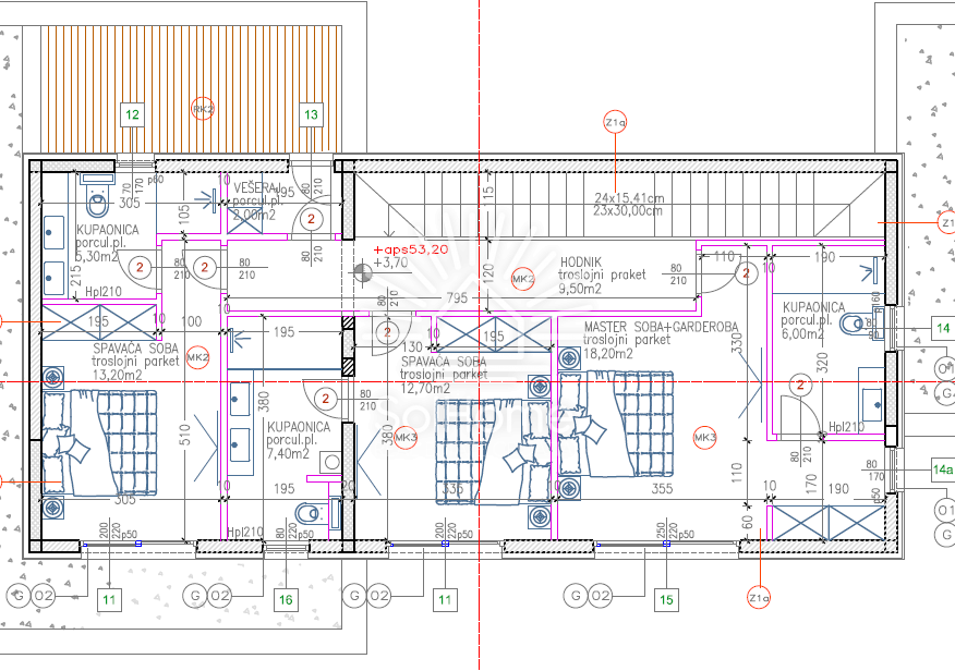 Vodice - Razkošna vila z panoramskim pogledom na morje in otoke