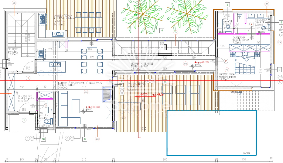 Vodice - Razkošna vila z panoramskim pogledom na morje in otoke