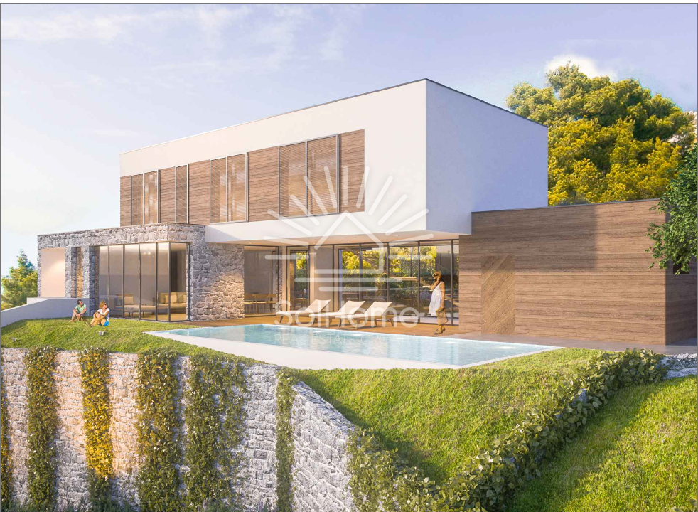 Vodice - Razkošna vila z panoramskim pogledom na morje in otoke