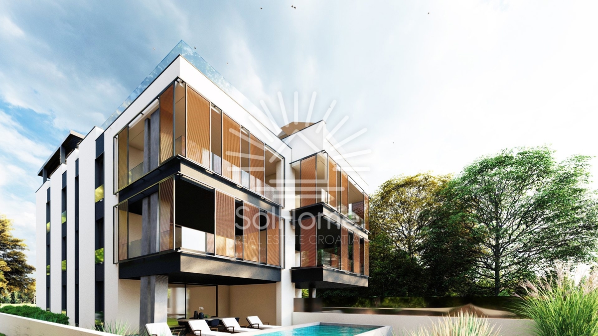 Razkošni penthouse apartmaji neposredno ob morju v Diklem/Zadru