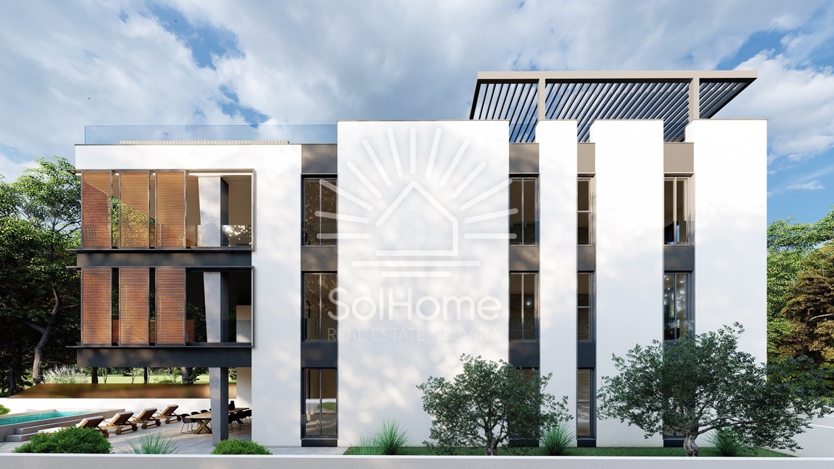 Razkošni penthouse apartmaji neposredno ob morju v Diklem/Zadru