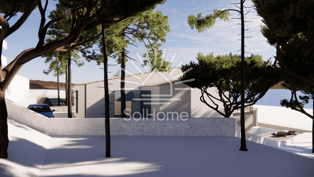 Elegantna dalmatinska vila le 50 m od morja - blizu Zadra