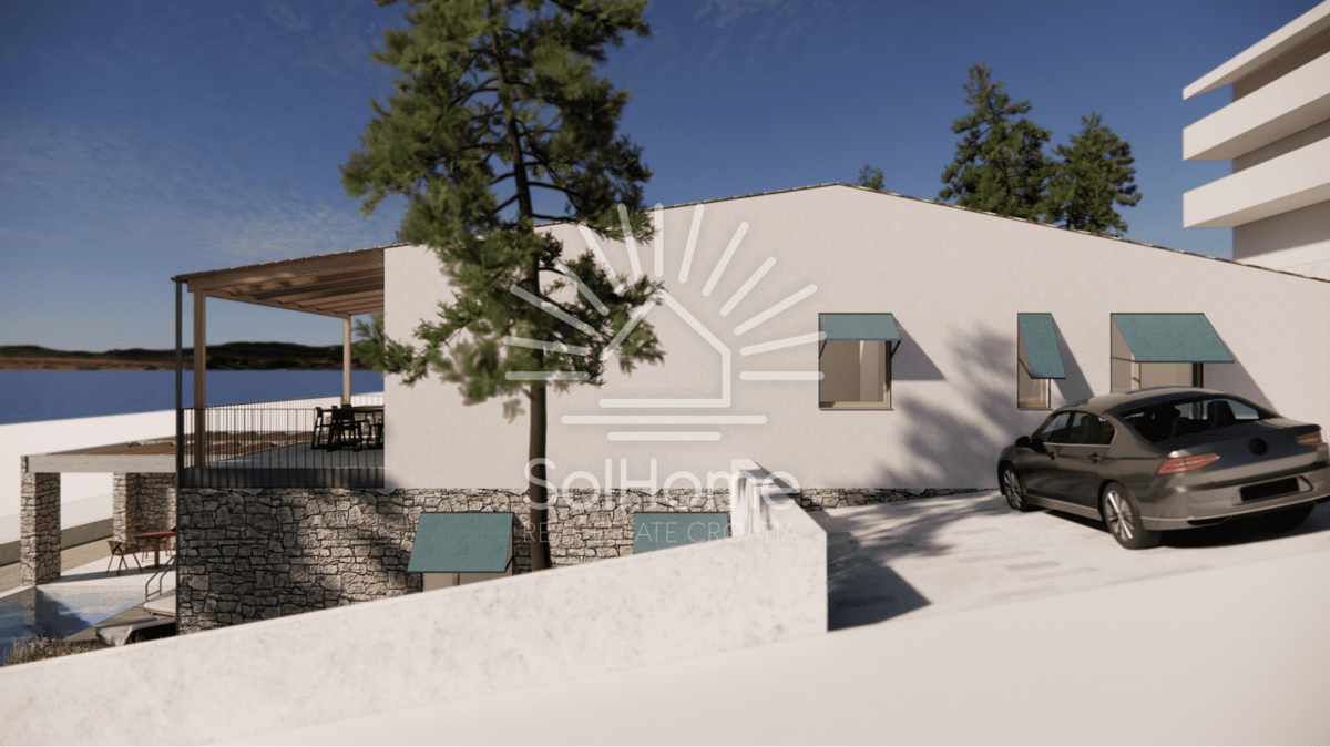 Elegantna dalmatinska vila le 50 m od morja - blizu Zadra