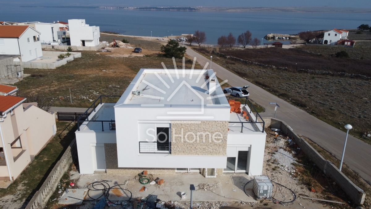 Ekskluzivna hiša naprodaj - bazen, garaža, pogled na morje - Vir, Hrvaška (100 m od morja)