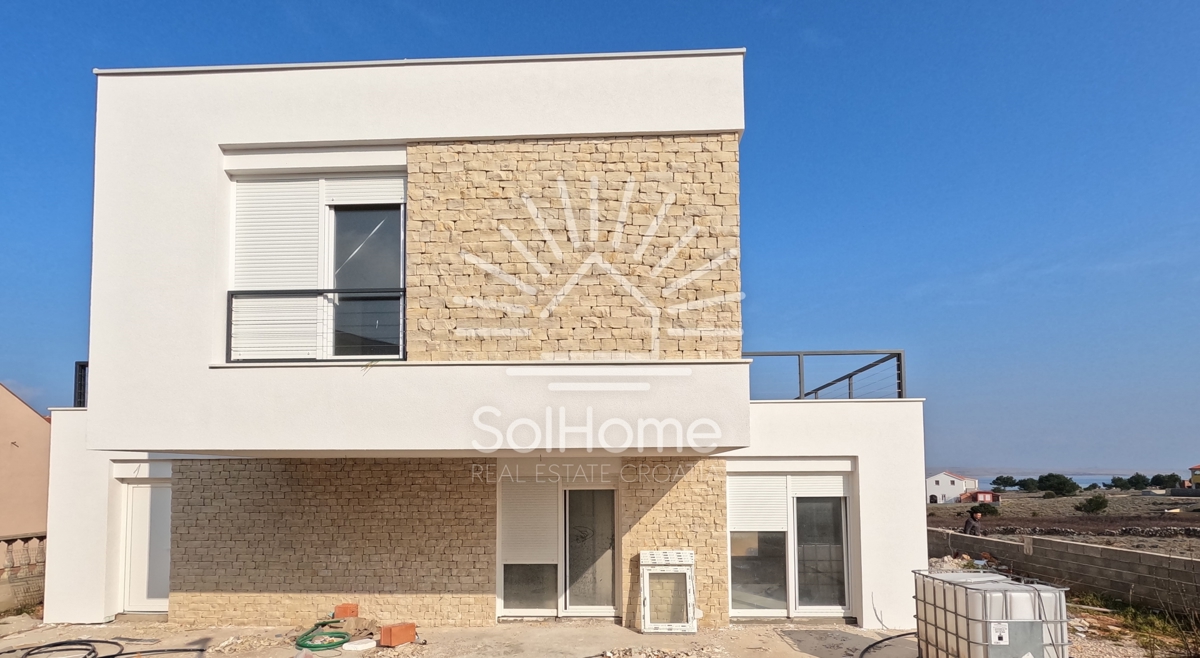Ekskluzivna hiša naprodaj - bazen, garaža, pogled na morje - Vir, Hrvaška (100 m od morja)