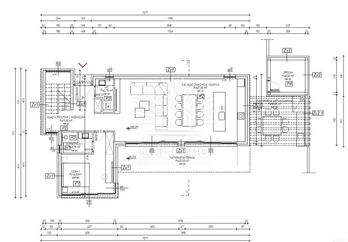 Razkošne vile s pogledom na morje v bližini Trogirja / Vinišće