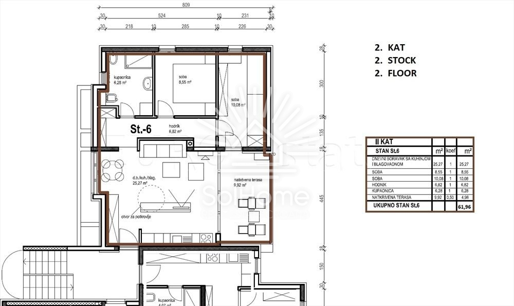 Stan v prvi vrsti ob morju - ob sami obali