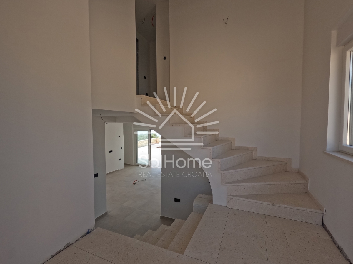 Video! Hiša s panoramskim pogledom na morje in bazenom | Novalja - Hrvaška