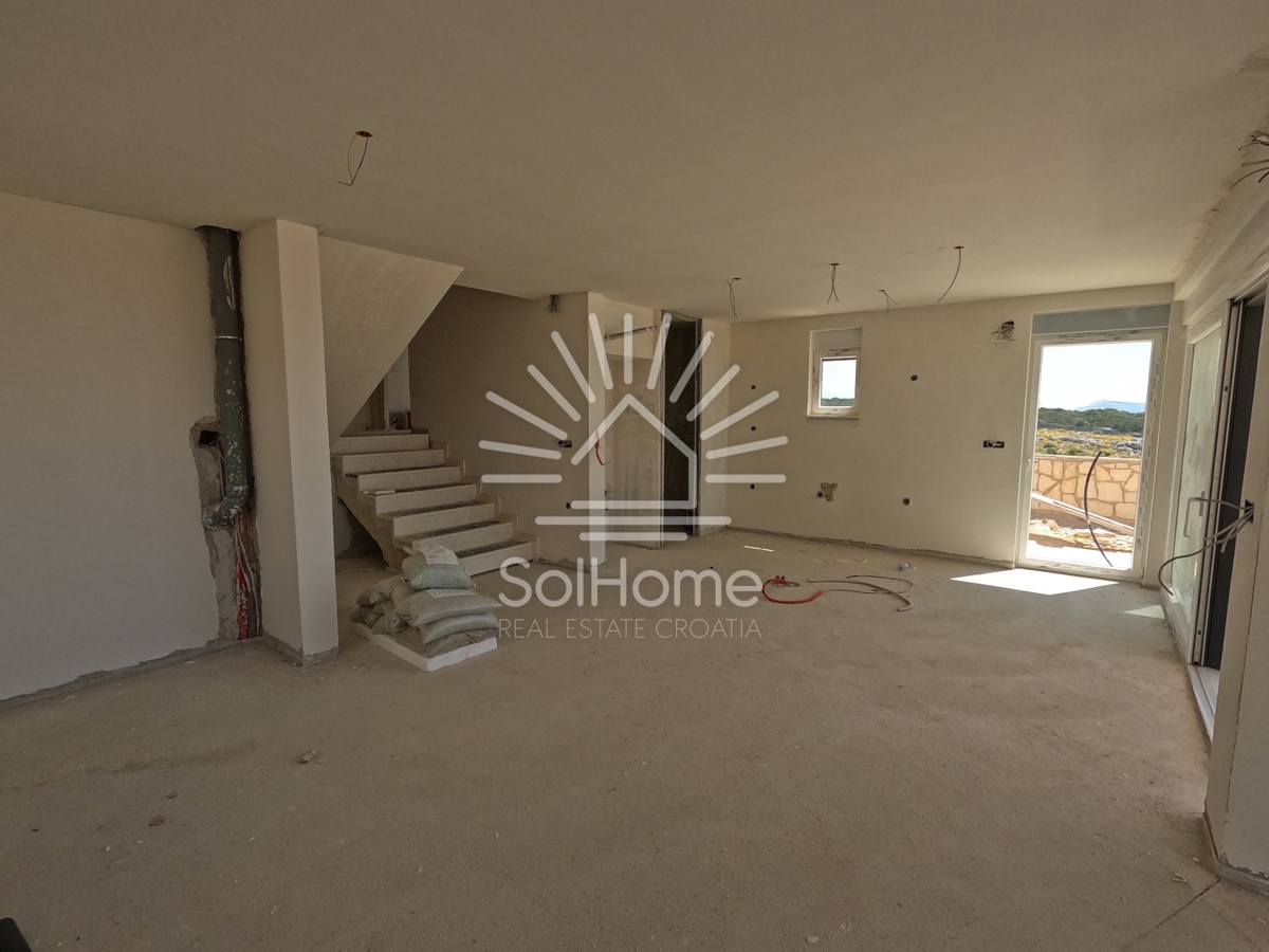 Video! Hiša s panoramskim pogledom na morje in bazenom | Novalja - Hrvaška