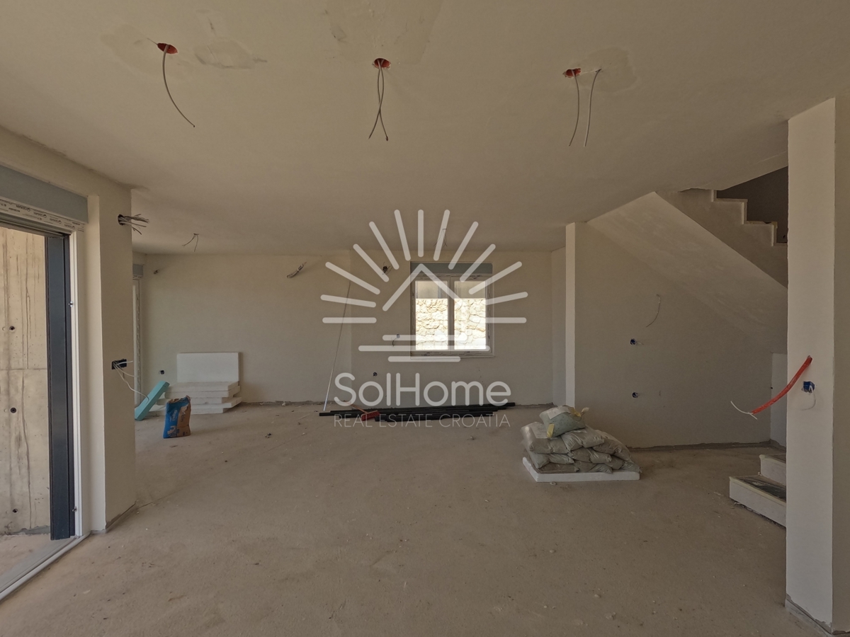 Video! Hiša s panoramskim pogledom na morje in bazenom | Novalja - Hrvaška